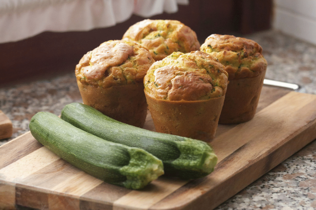 Muffins Courgette Gruyère