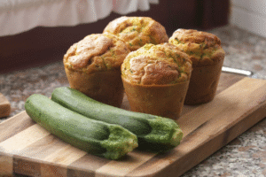 Muffins Courgette Gruyère