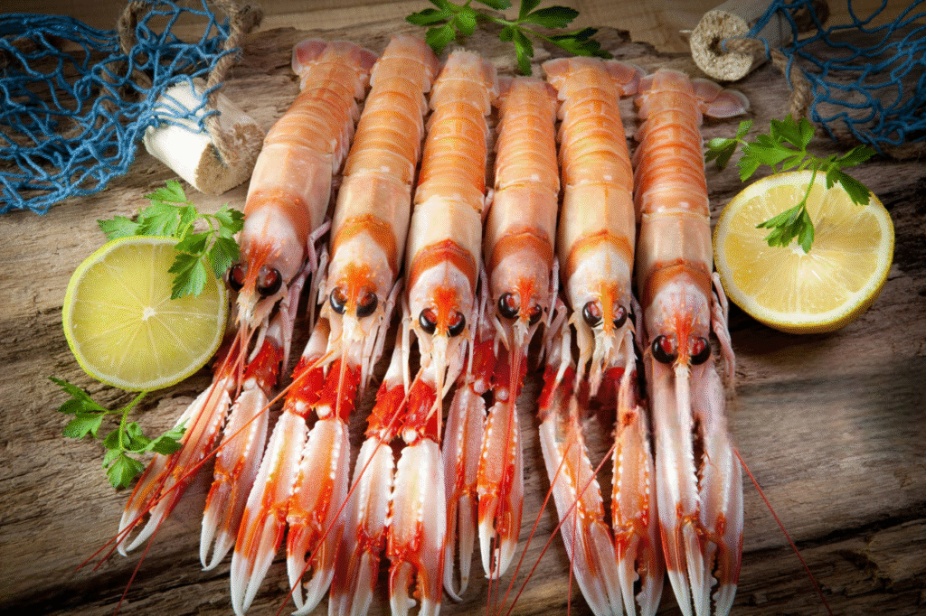 cuisson des langoustines